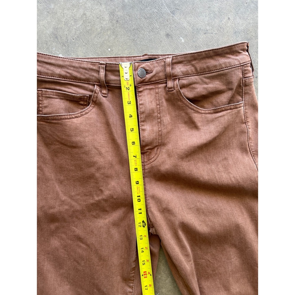 Well Worn Womens High Rise Straight Leg Pants Terracotta Brown Size 12/32 - Picture 5 of 7